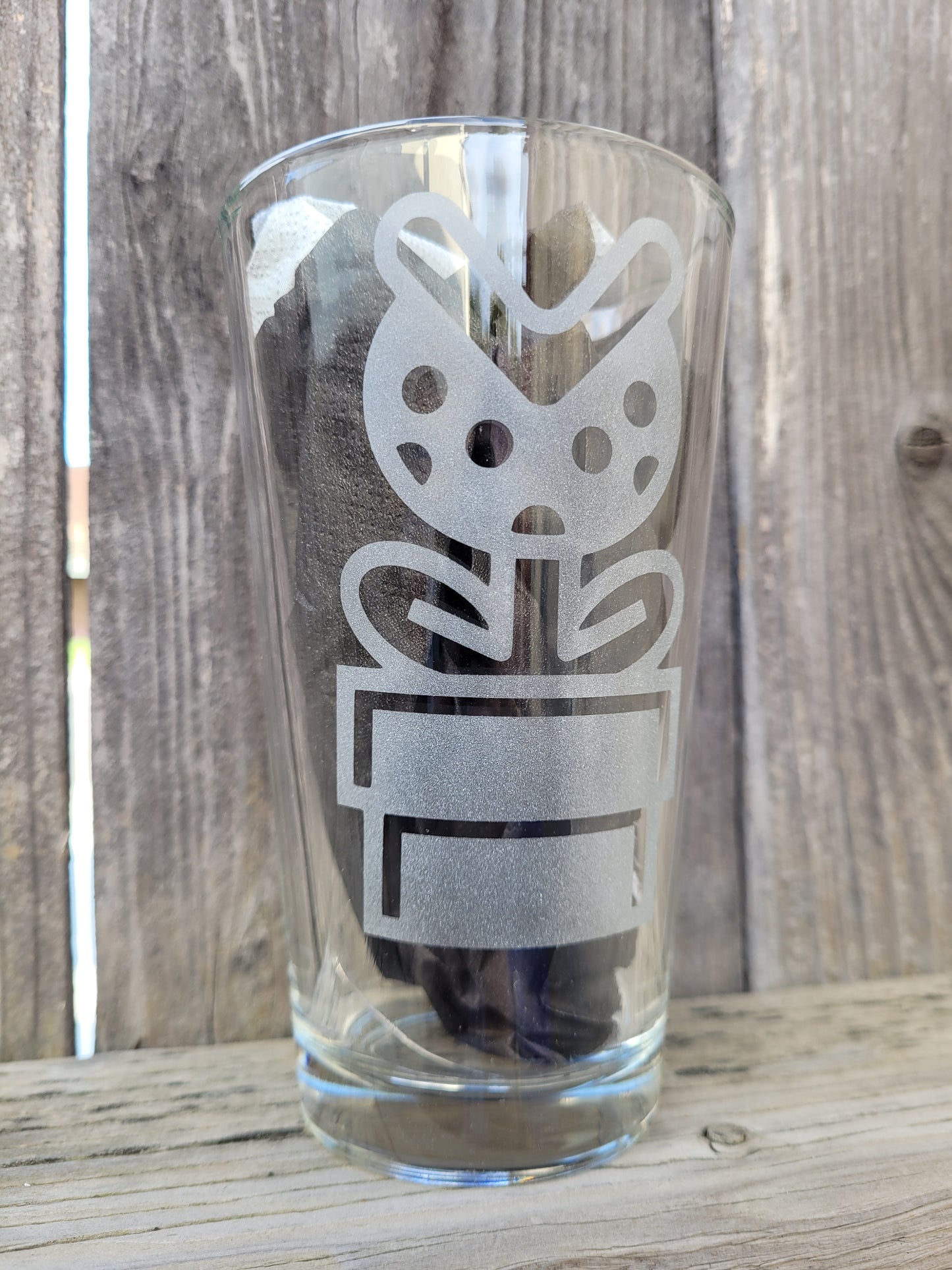Piranha Plant Mario Pint Glass - Made to Order