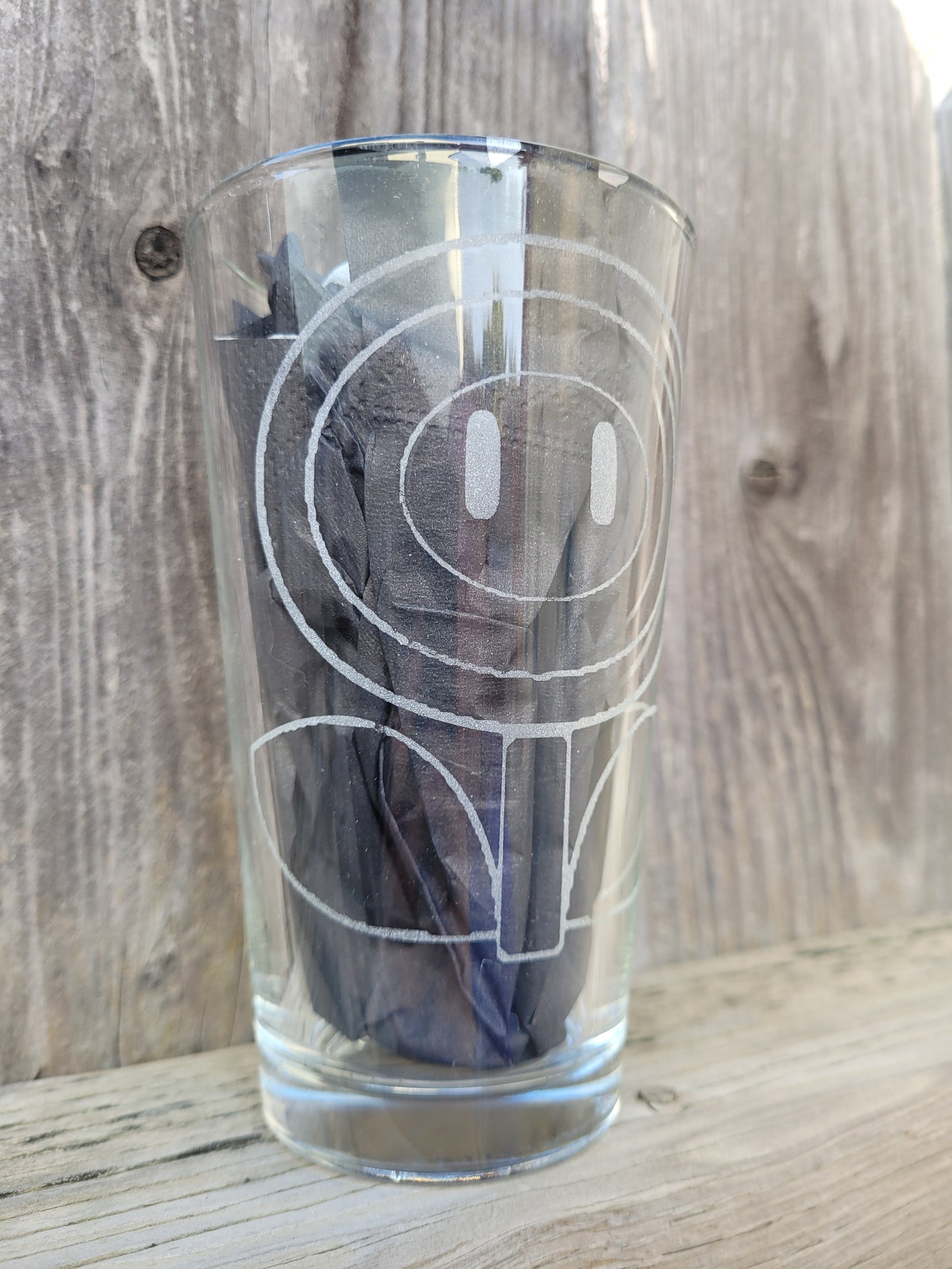 Fire Flower Mario Pint Glass - Made to Order
