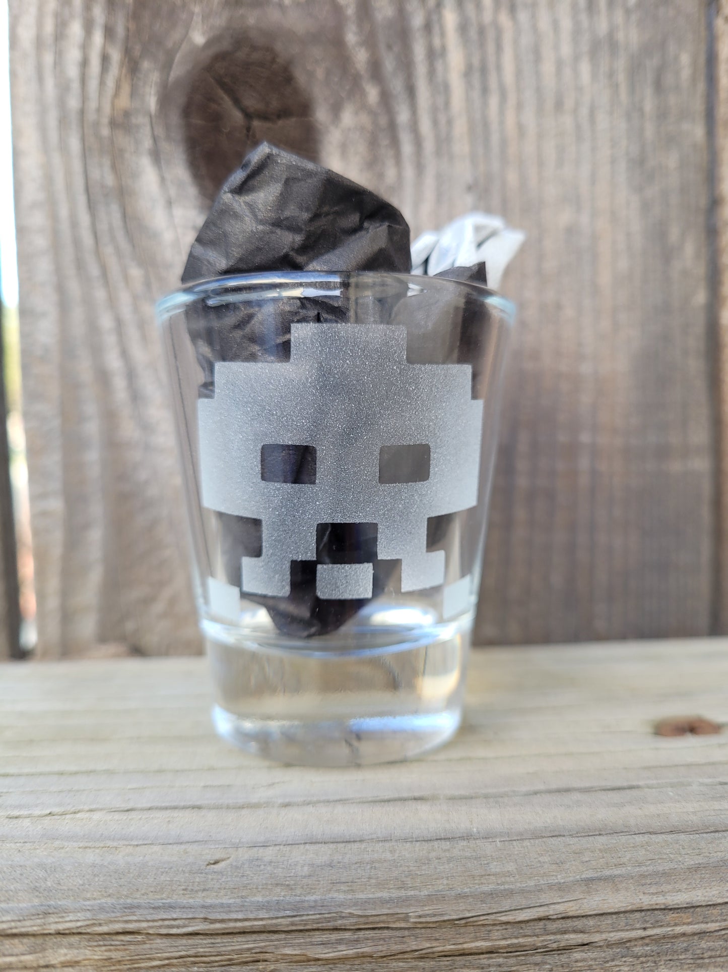 Space Invaders 1.5 oz Shot Glass - Made to Order