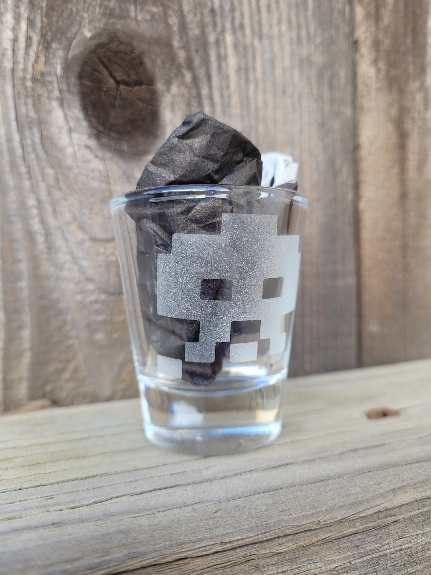 Space Invaders 1.5 oz Shot Glass - Made to Order