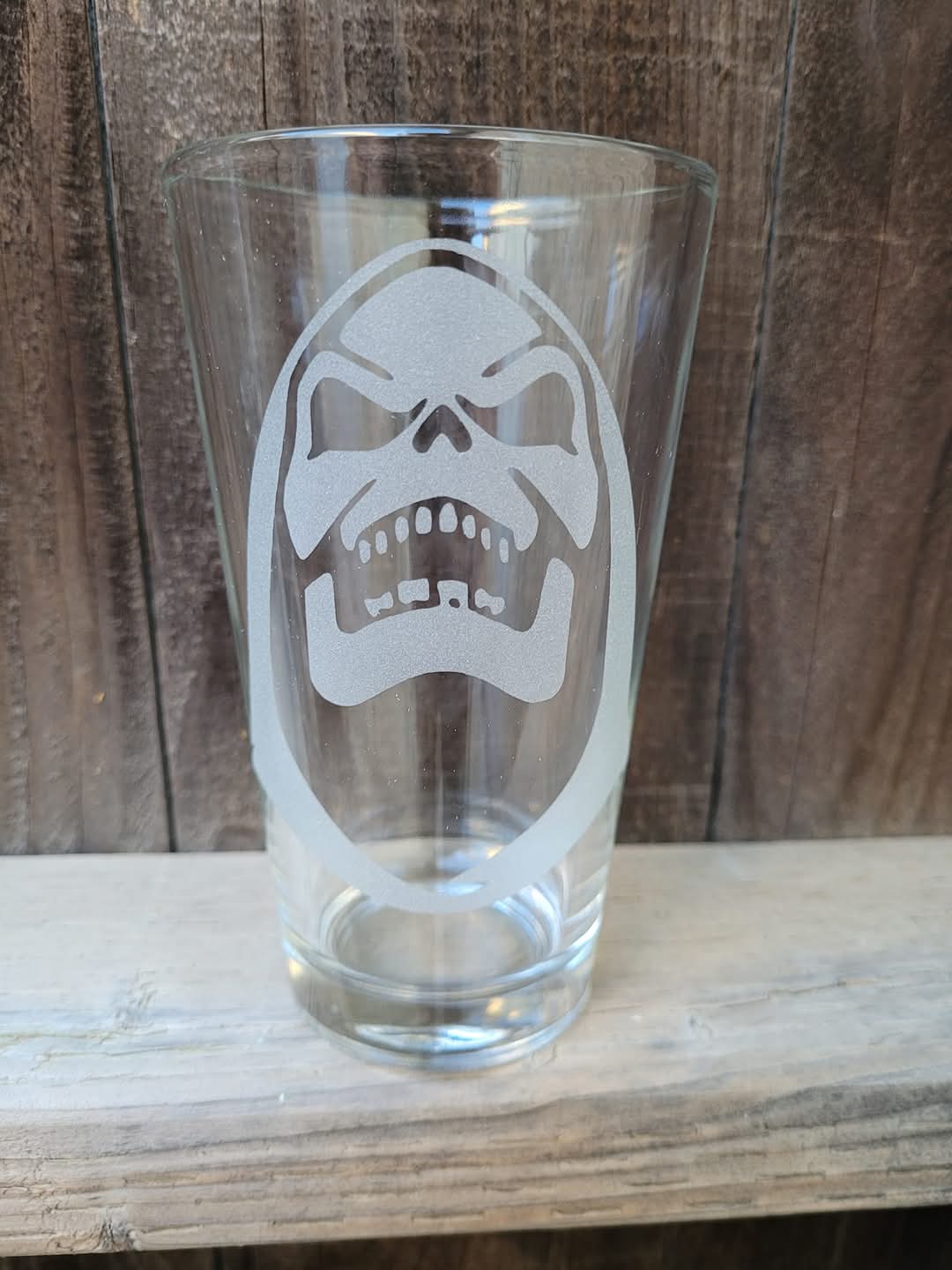 Skeletor Pint Glass - Made to Order