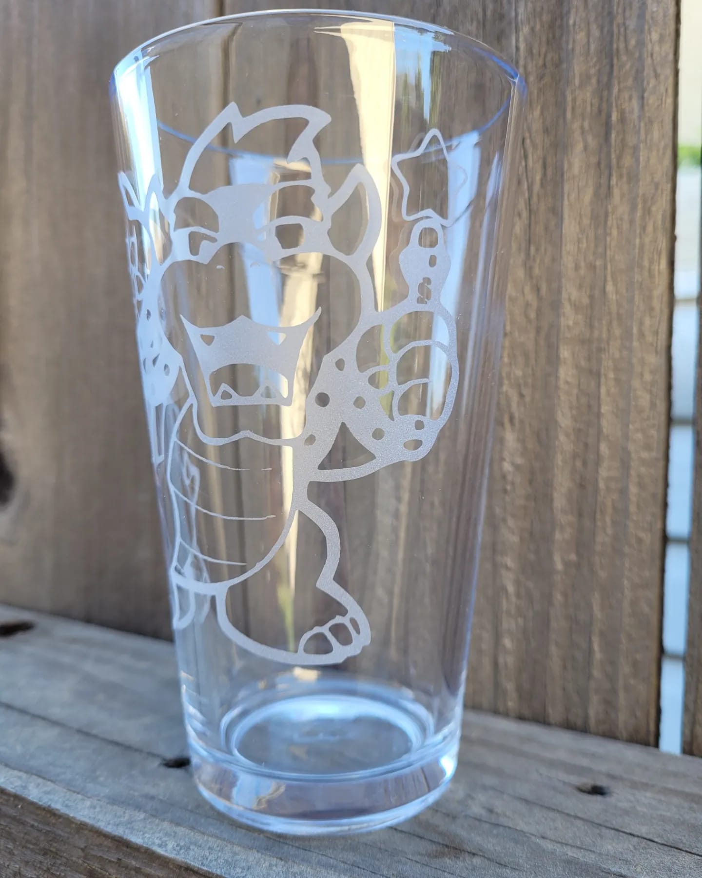 Bowser (with wand) Pint Glass - Made to Order