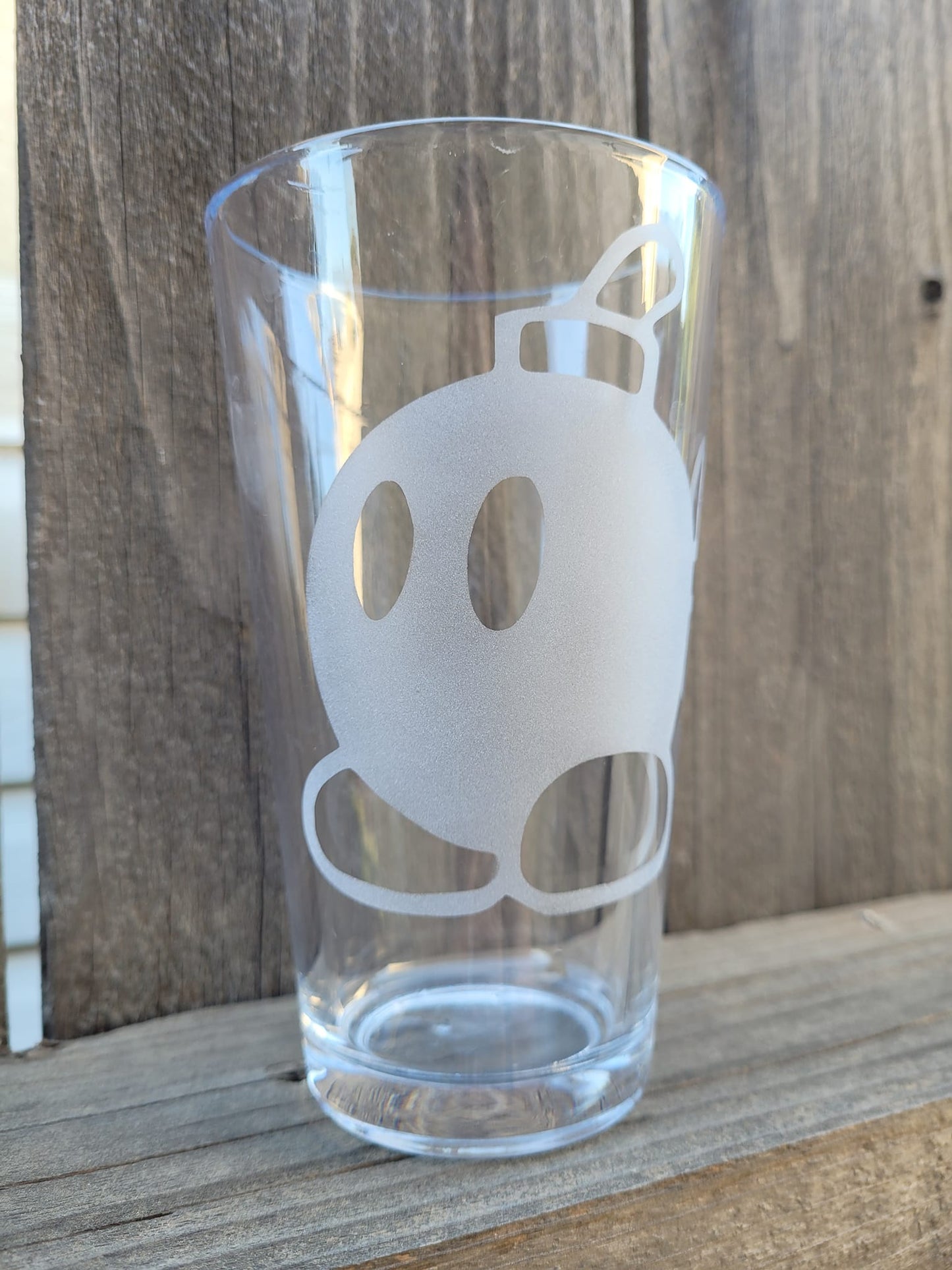 Bob-omb (Mario) Pint Glass - Made to Order