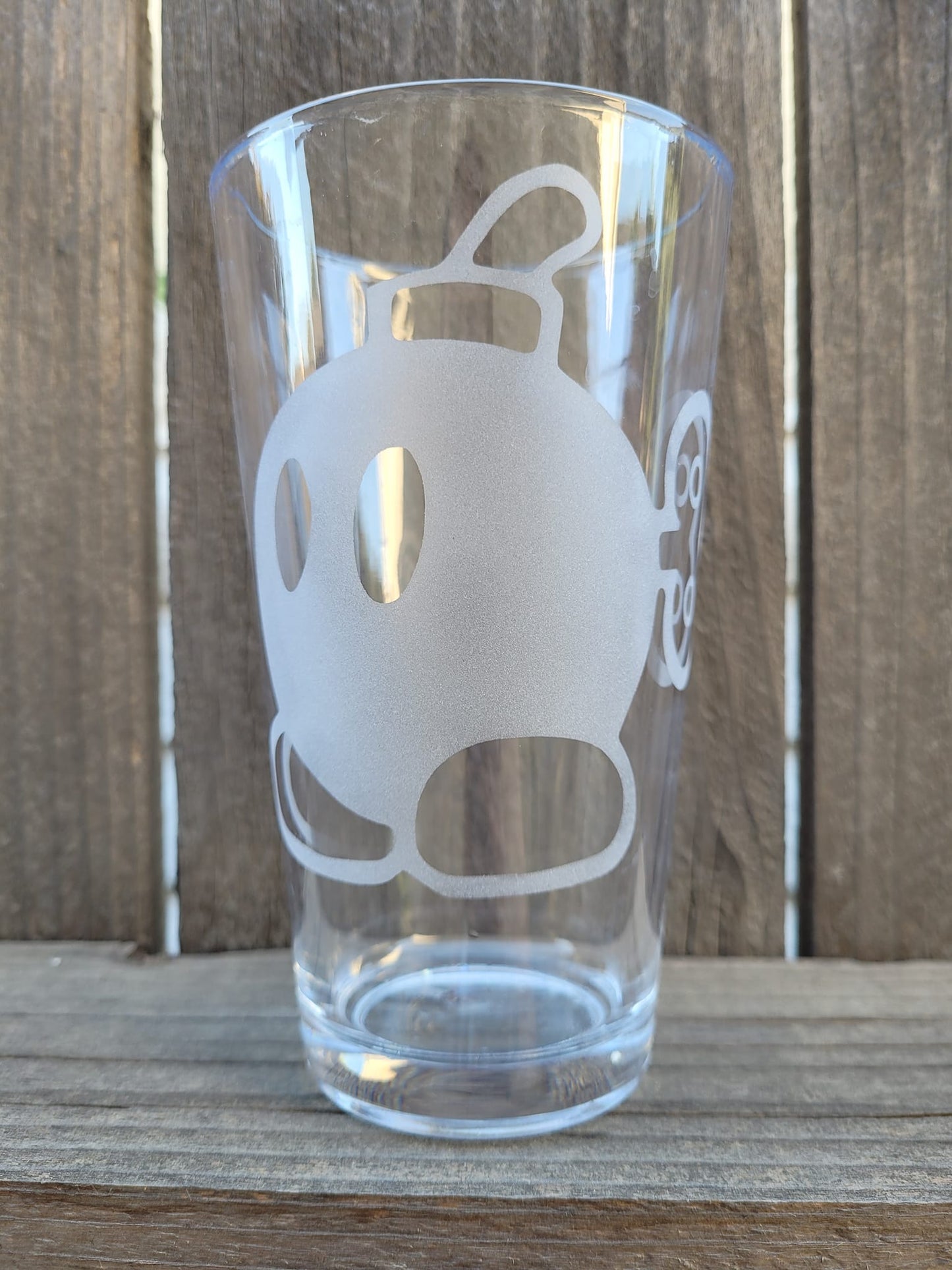 Bob-omb (Mario) Pint Glass - Made to Order