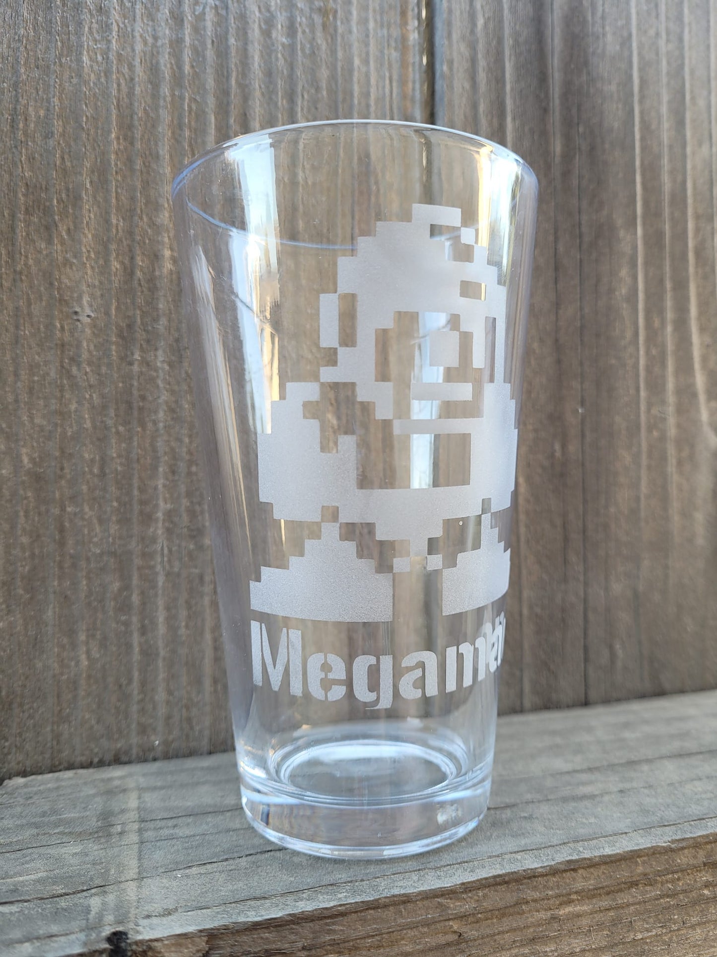 MegaMan 8Bit Pint Glass - Made to Order