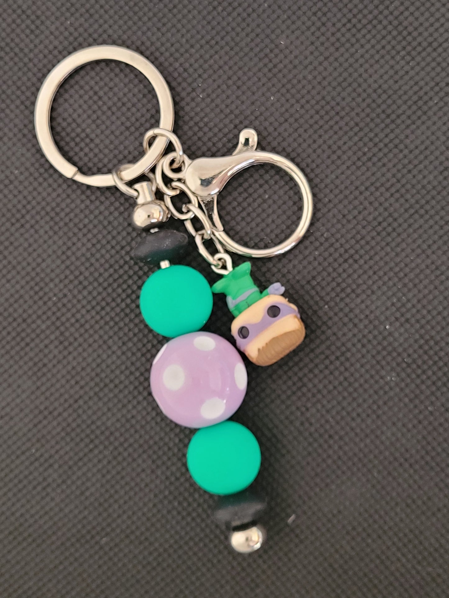 The Riddler bitty pop beaded keychain
