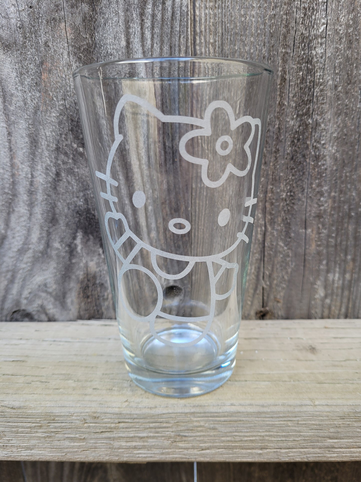 Hello Kitty Pint Glass - Made to Order