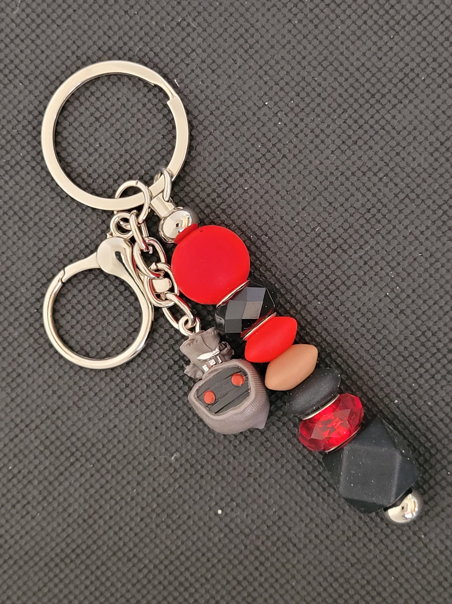 Jawa star wars bitty pop beaded keychain