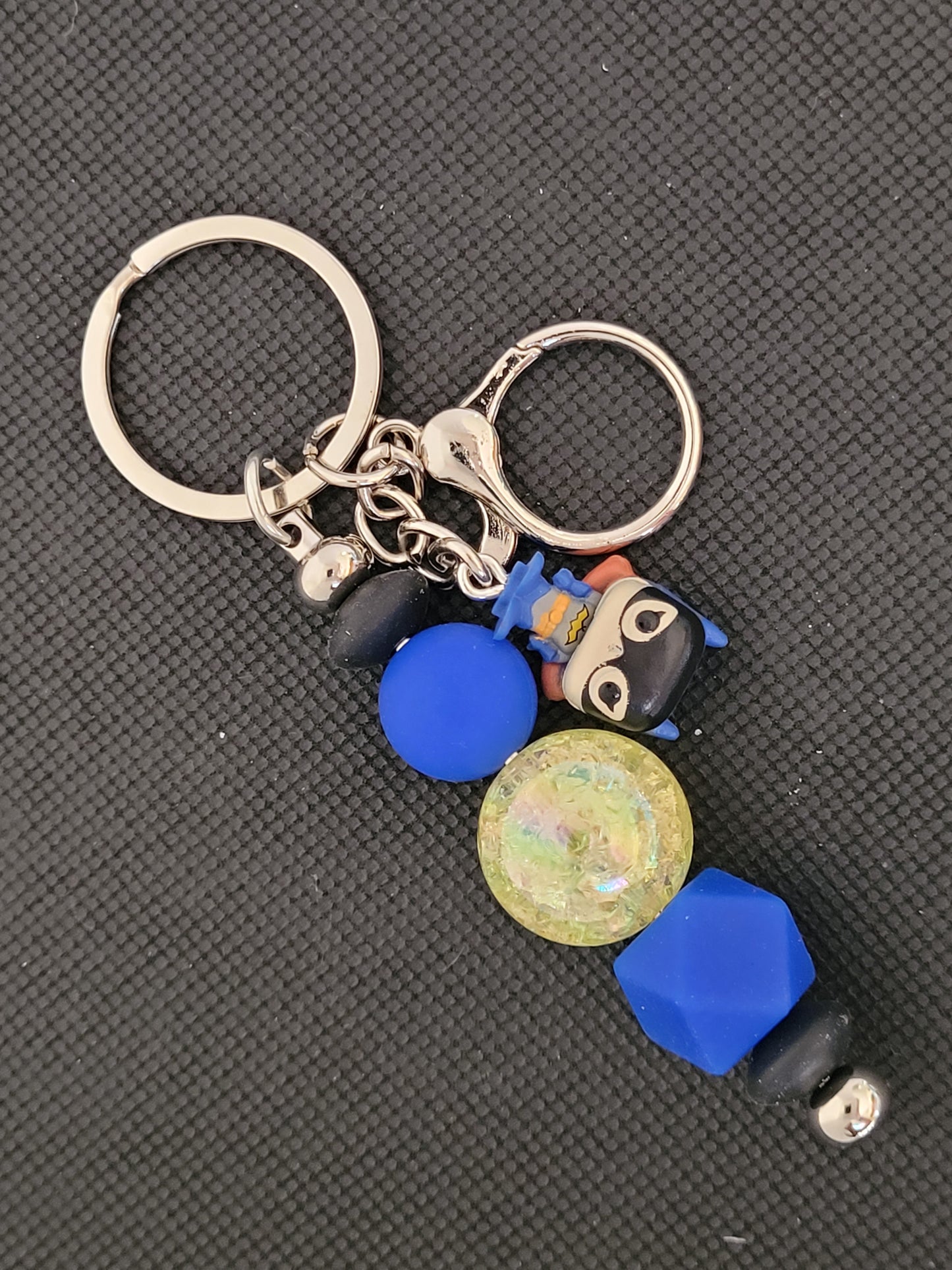 Batgirl bitty pop beaded keychain