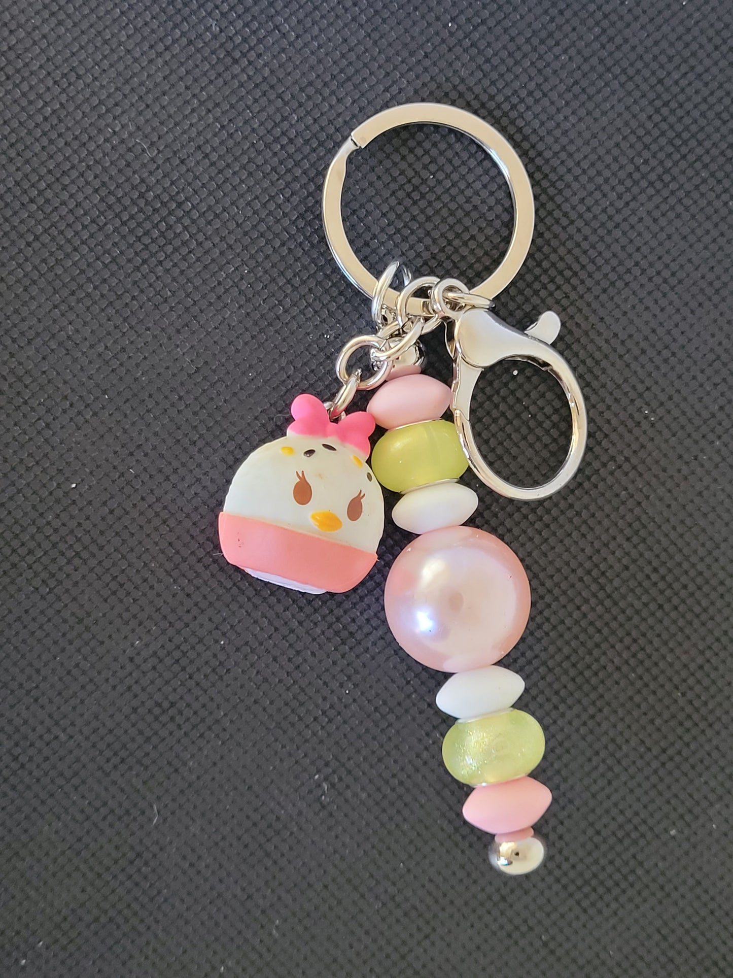 Munchling Daisy Duck beaded keychain