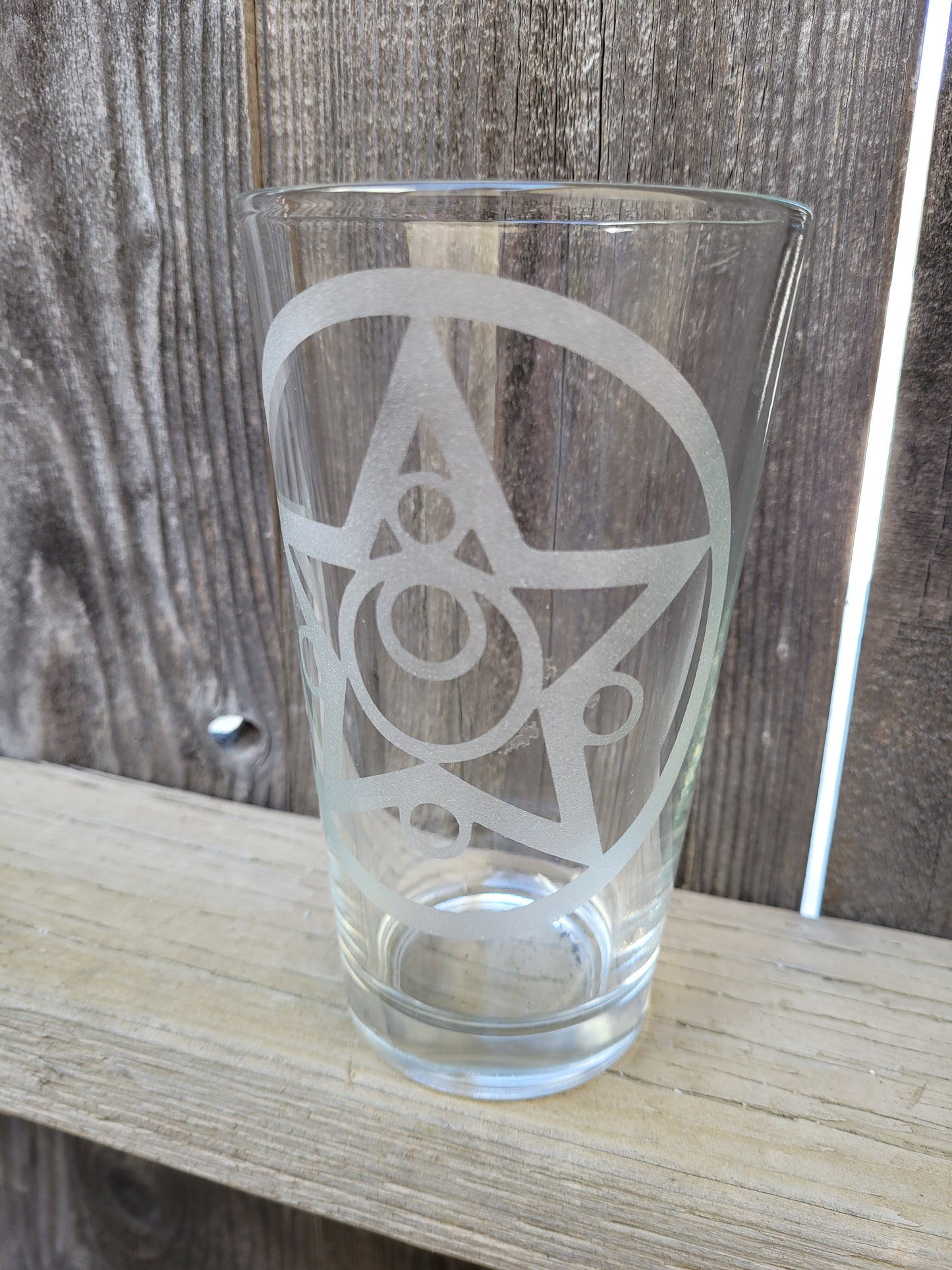 Sailor Moon Broach Pint Glass - Made to Order