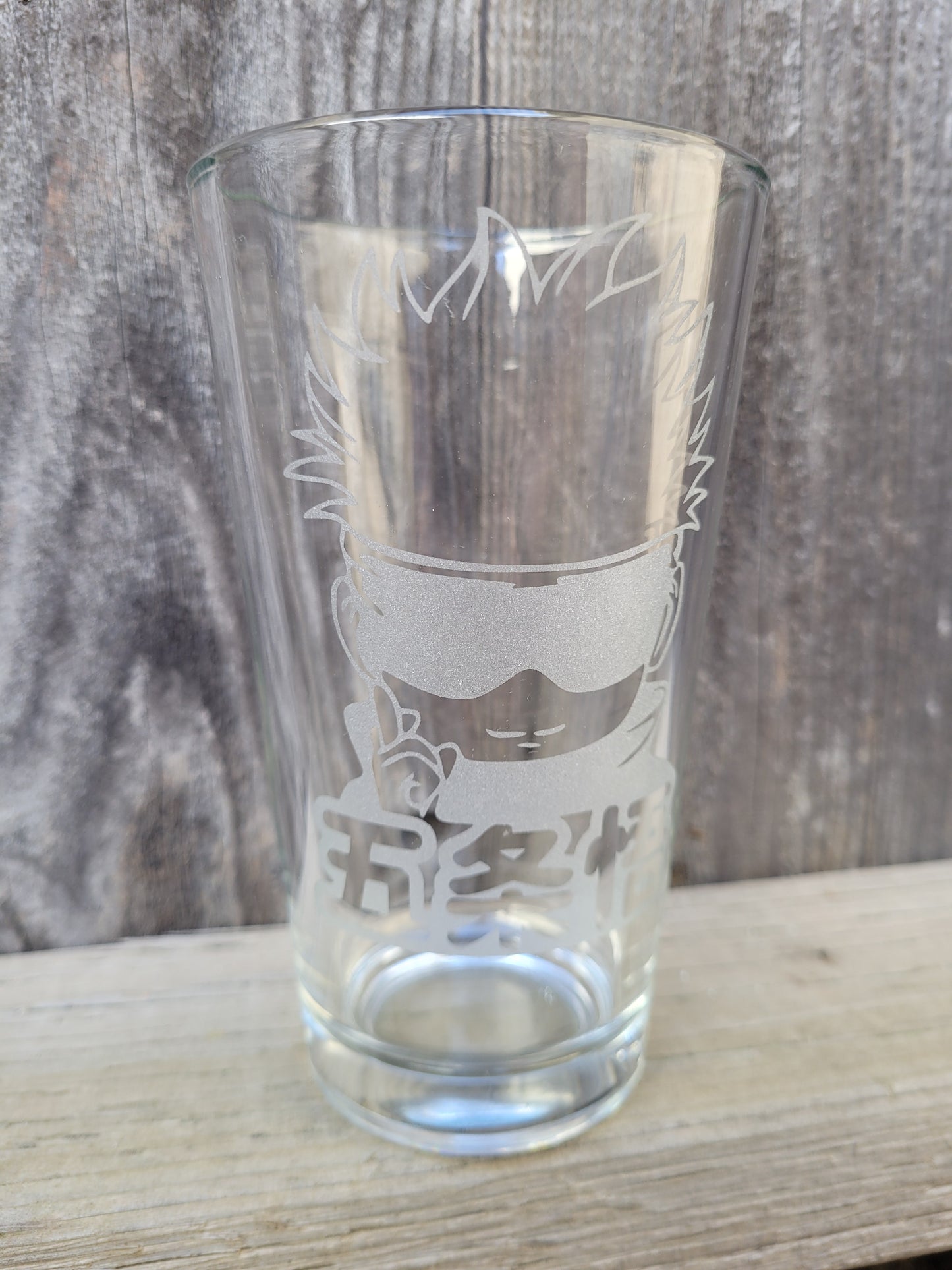 Satoru Gojo Pint Glass - Made to Order