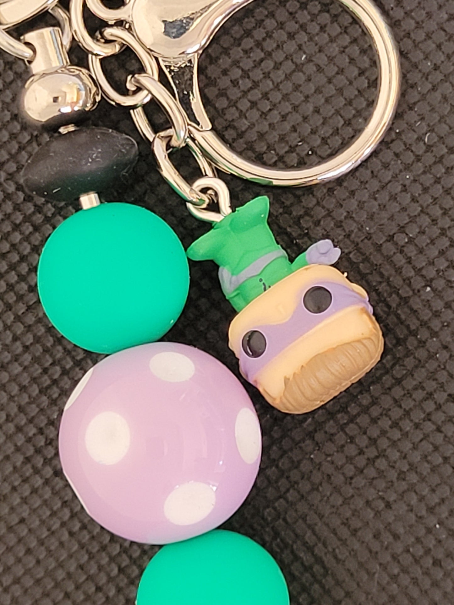 The Riddler bitty pop beaded keychain