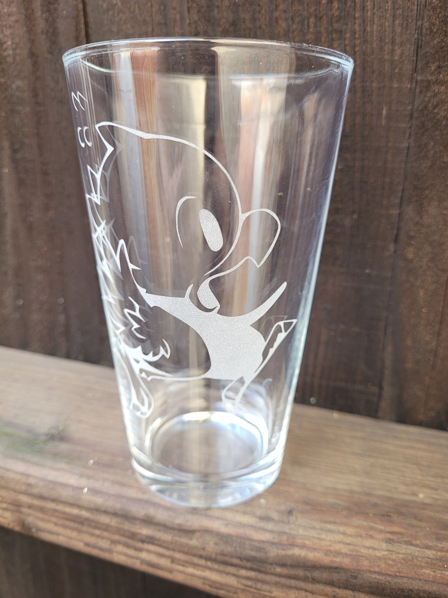 Panicked Chocobo Pint Glass - Made to Order