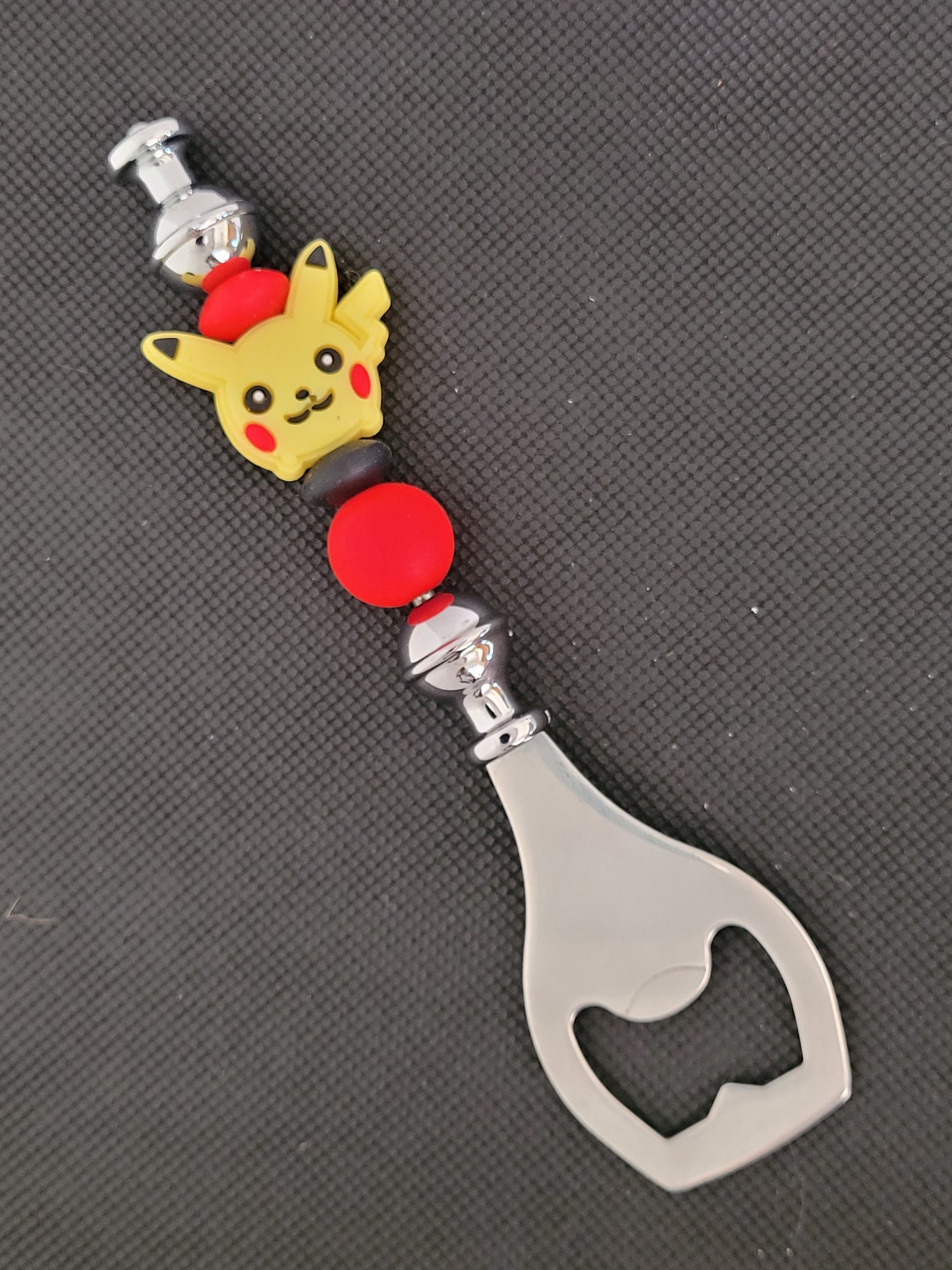 Pikachu beaded bottle opener