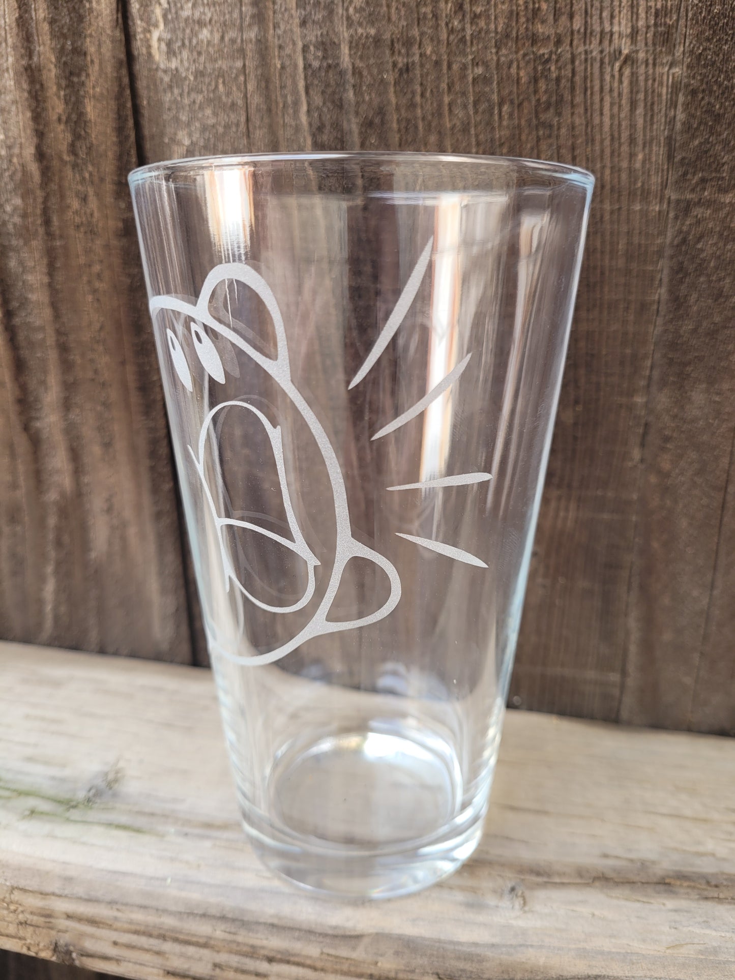 Kirby (Inhale) Pint Glass - Made to Order