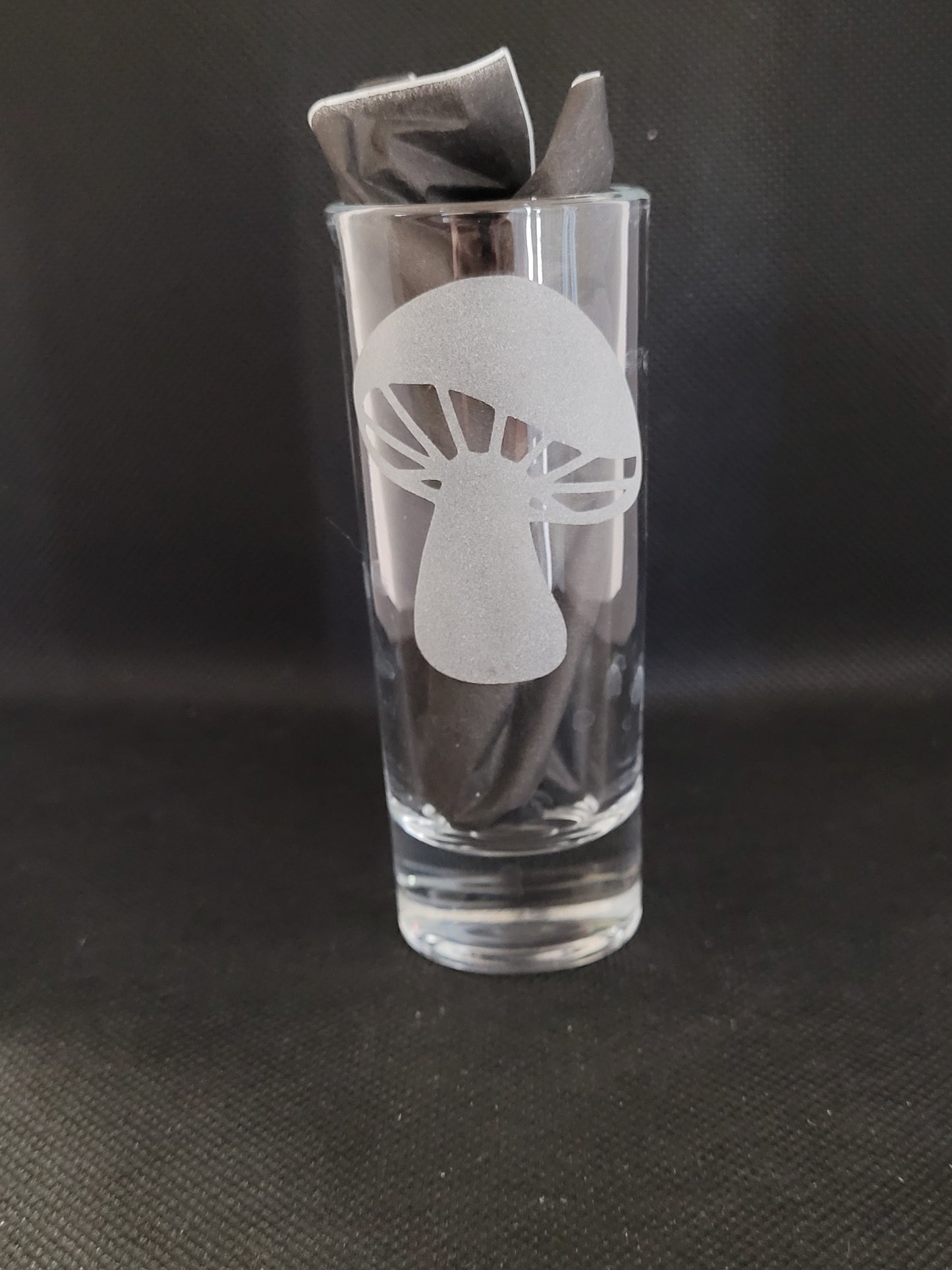 Toadstool/mushroom 2 oz Shot Glass - Made to Order