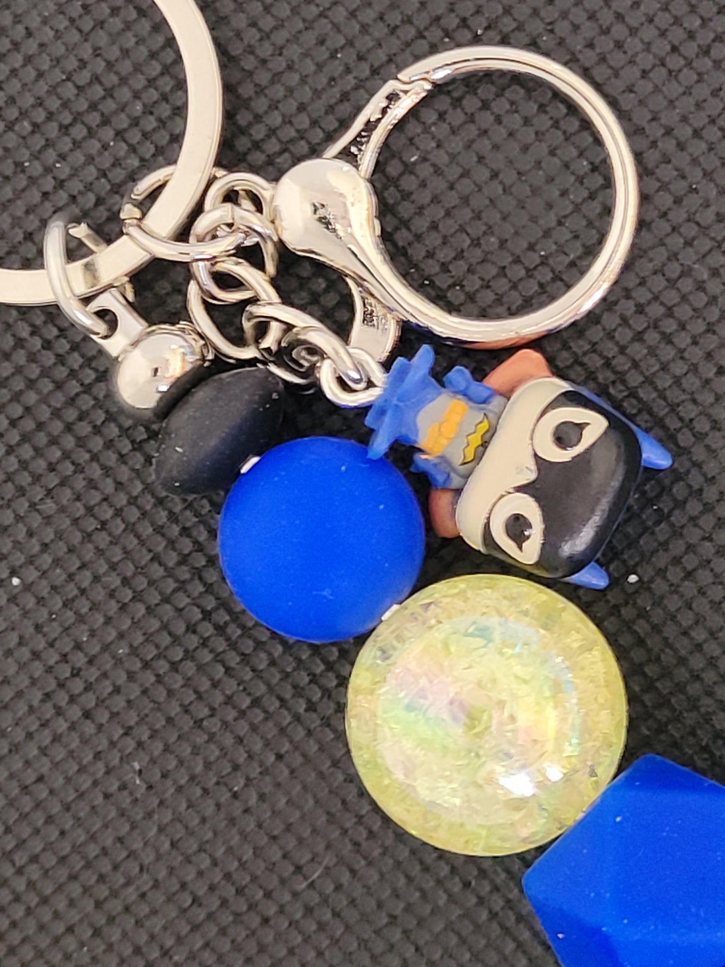 Batgirl bitty pop beaded keychain