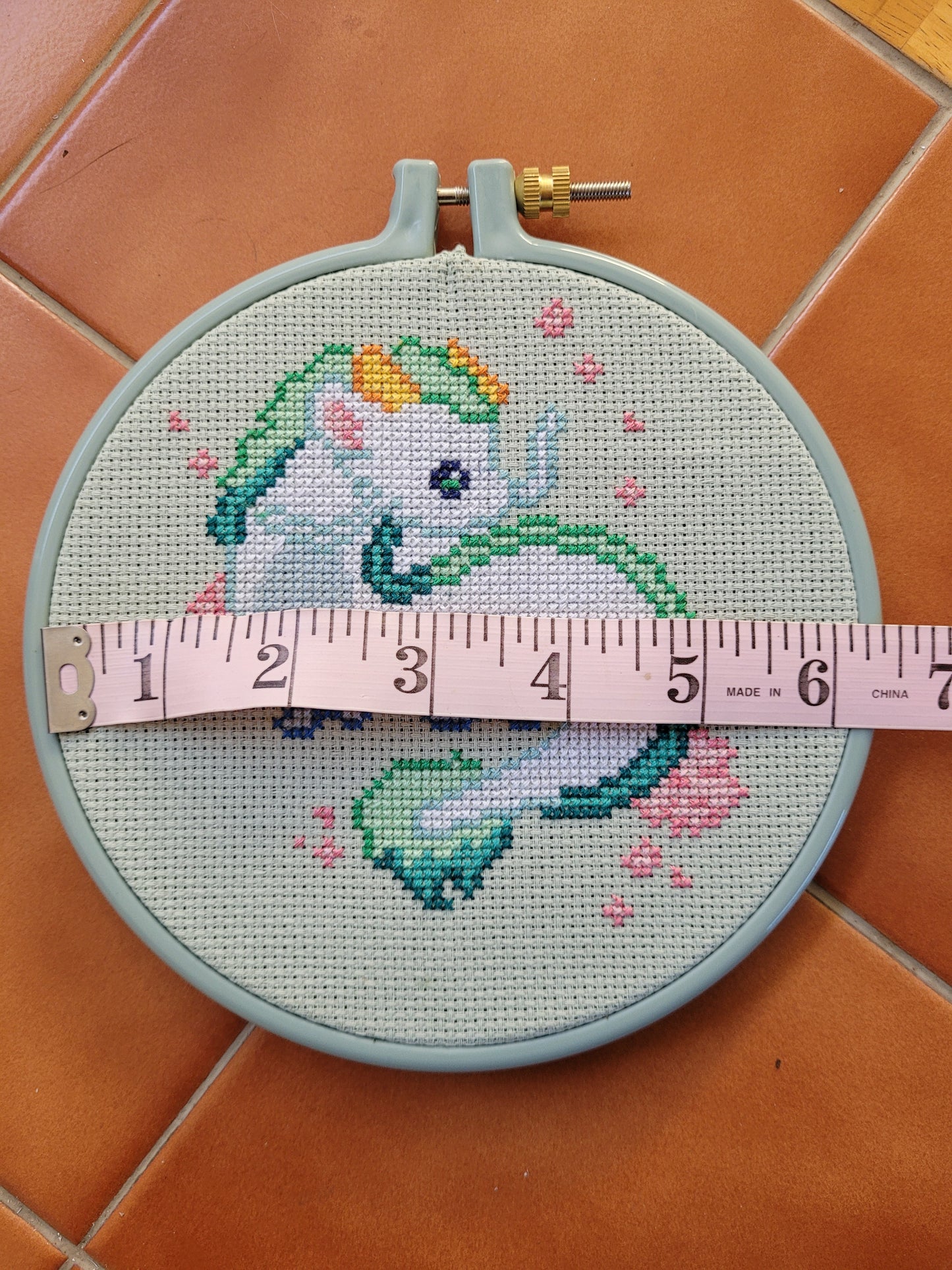 Chibi dragon haku cross stitch