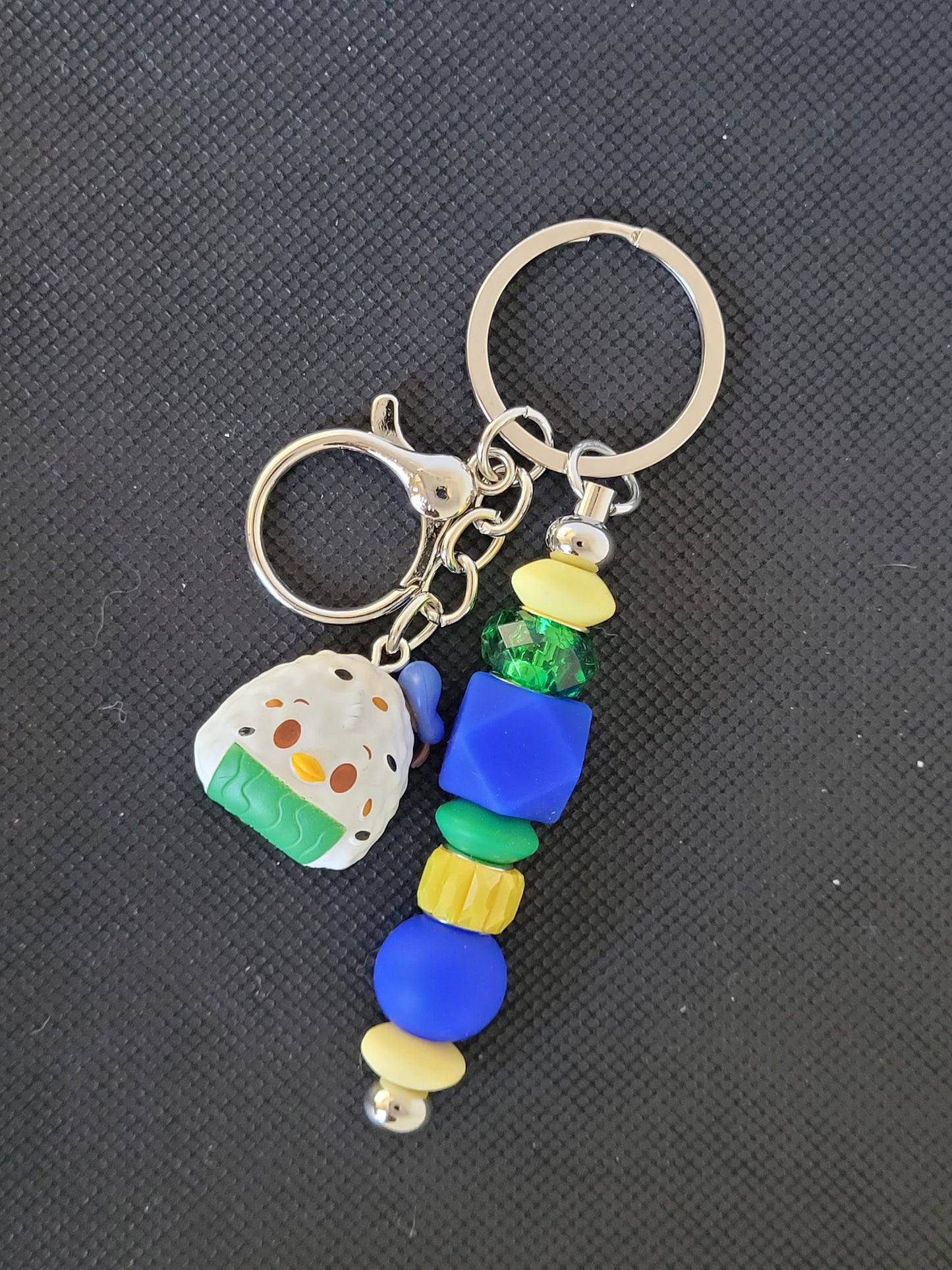 Munchling Donald Duck beaded keychain