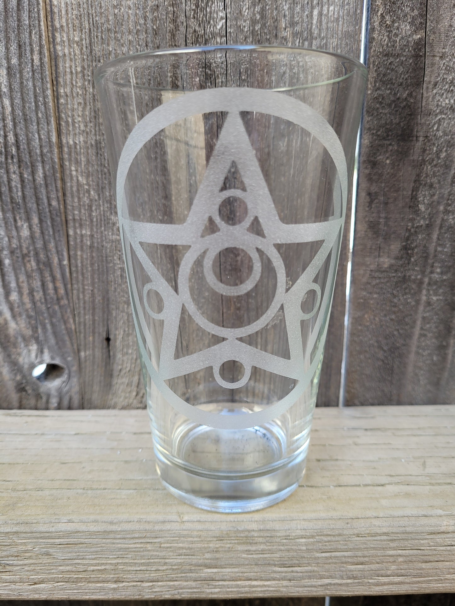 Sailor Moon Broach Pint Glass - Made to Order