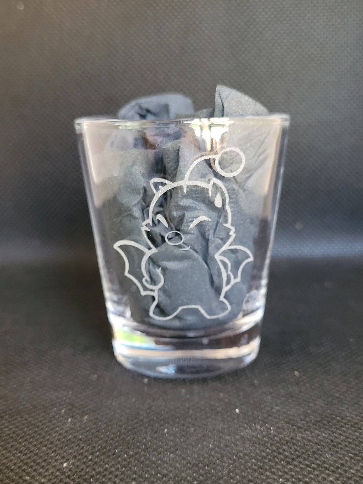 Moogle Final Fantasy 1.5 oz Shot Glass - Made to Order