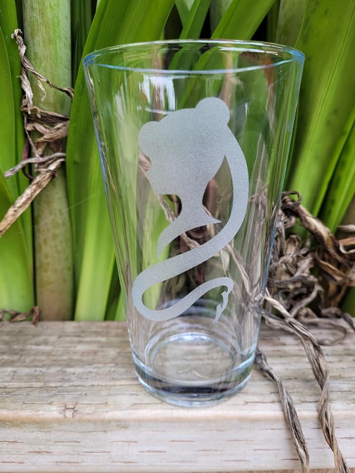 Sailor Moon Silhouette Pint Glass - Made to Order