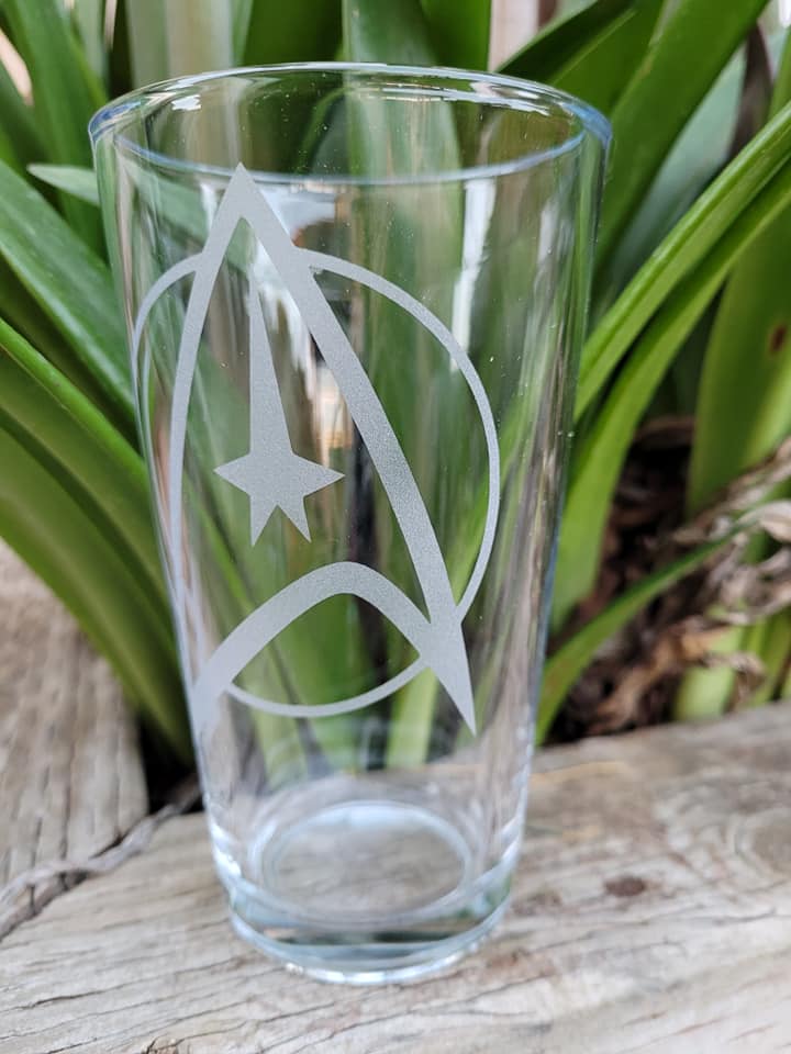 Star Trek Command Pint Glass - Made to Order