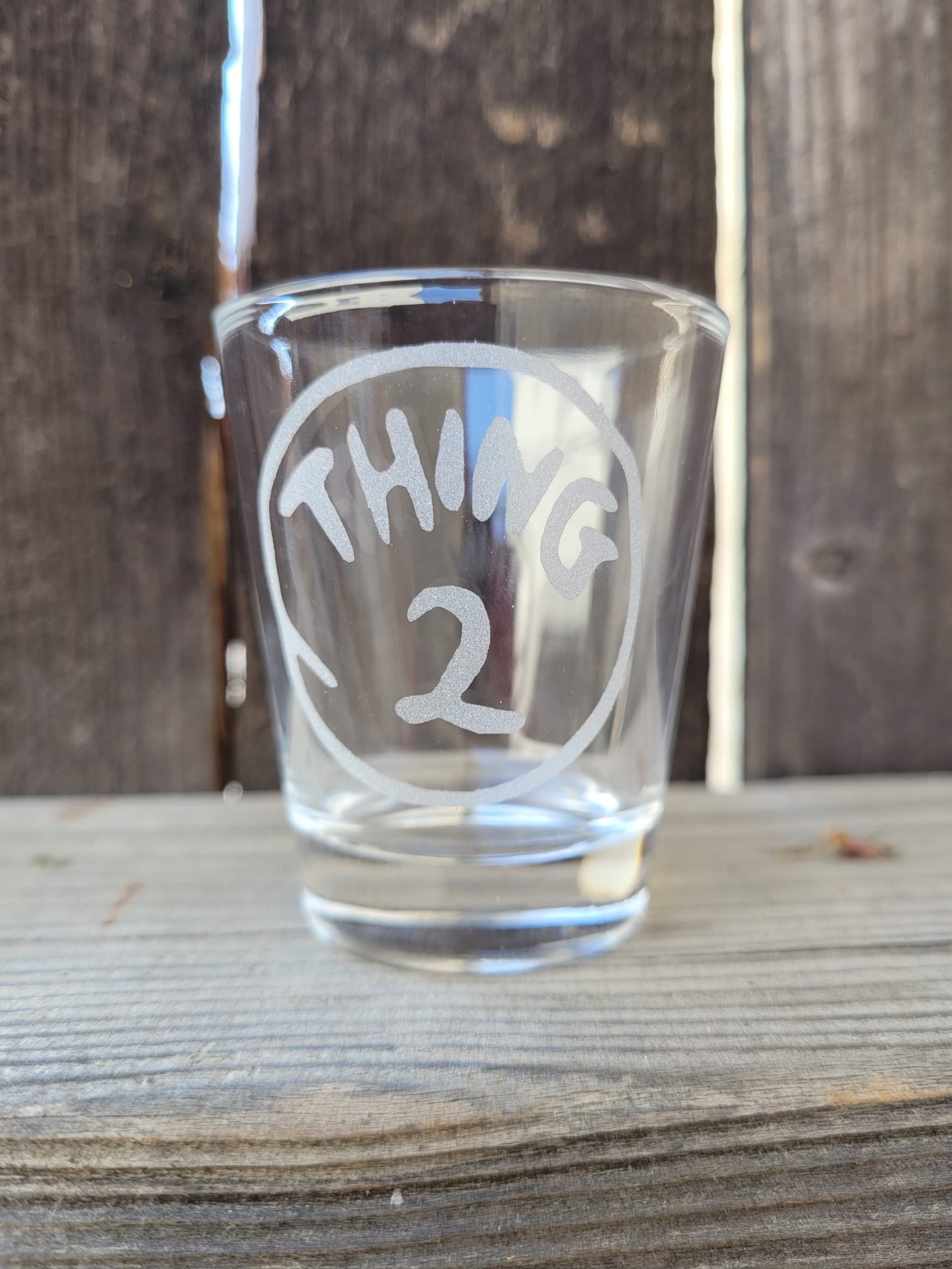 Thing Two 1.5oz Shot Glass - Made to Order