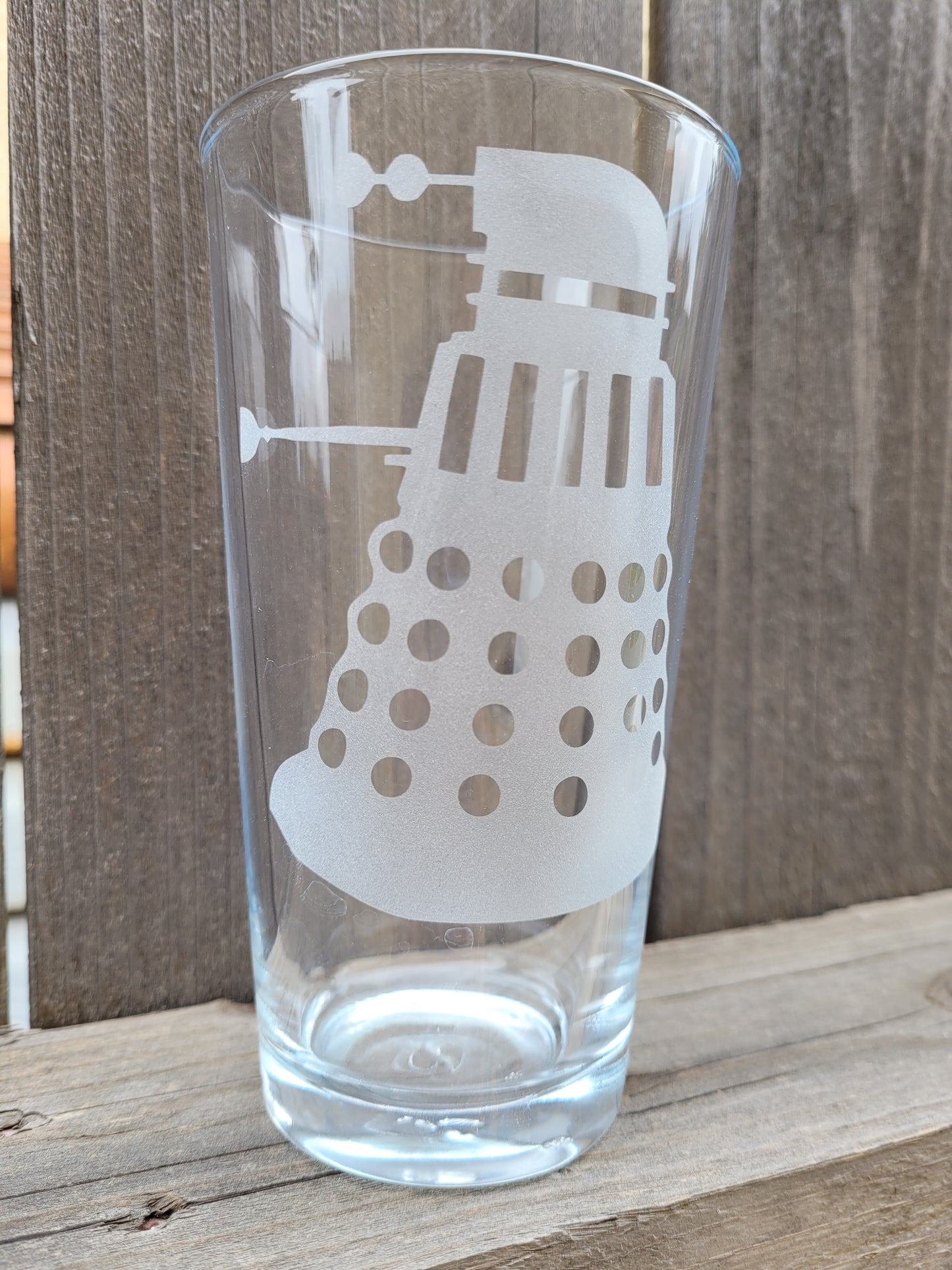 Dalek Pint Glass - Made to Order