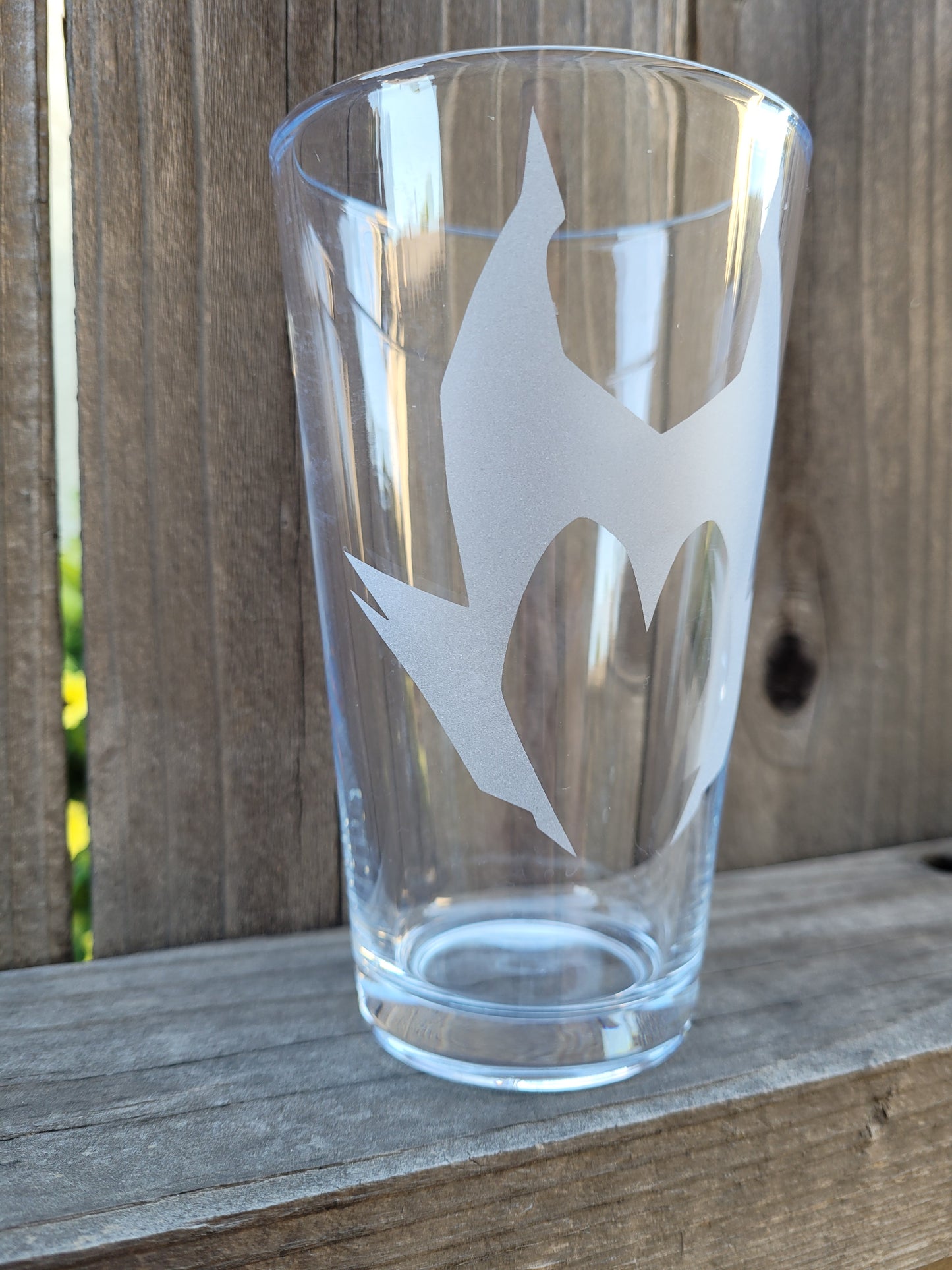 Maleficent Headdress Pint Glass - Made to Order