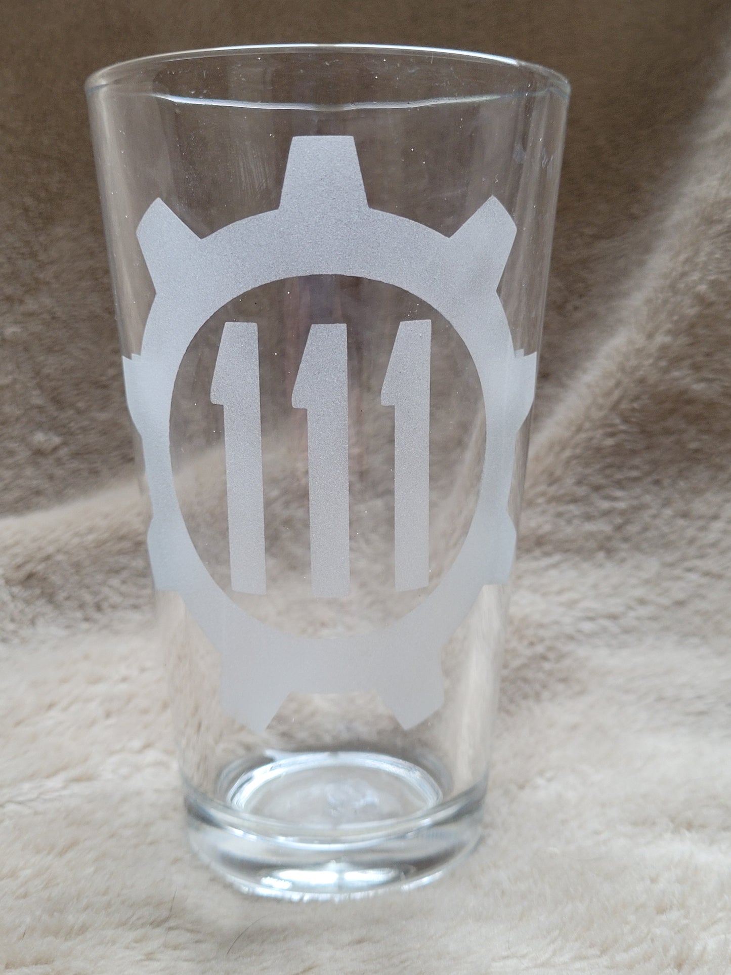 Vault 111 Fallout Pint Glass - Made to Order