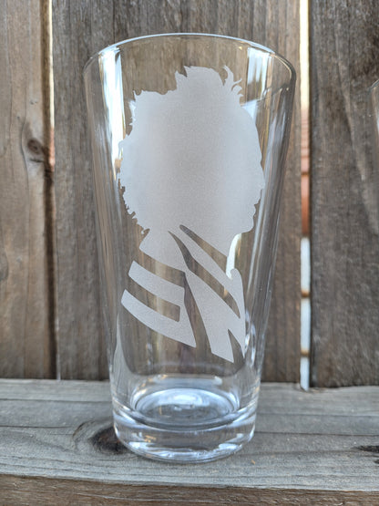 BeetleJuice (Silhouette) Pint Glass - Made to Order