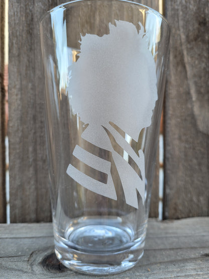 BeetleJuice (Silhouette) Pint Glass - Made to Order