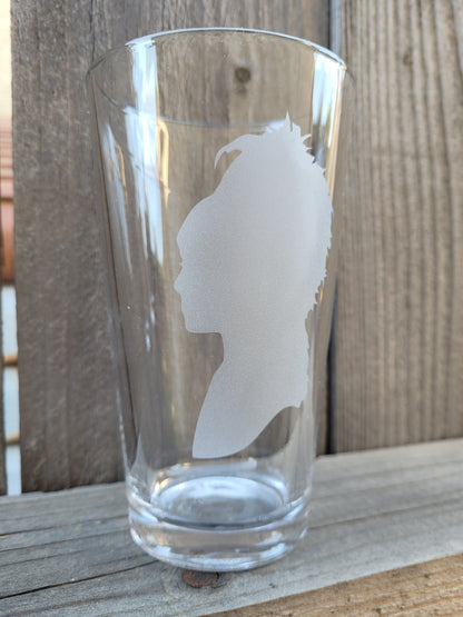 Lydia (Silhoutte) Pint Glass - Made to Order