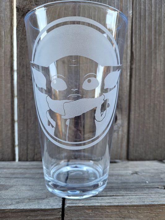 Grogu Pint Glass - Made to Order