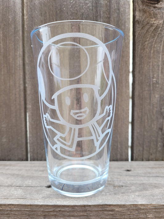 Toad Pint Glass - Made to Order