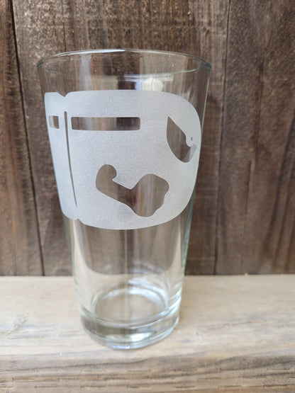 Bullet Bill Pint Glass - Made to Order
