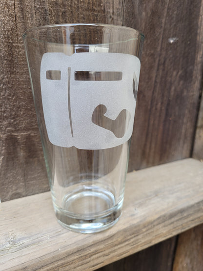 Bullet Bill Pint Glass - Made to Order