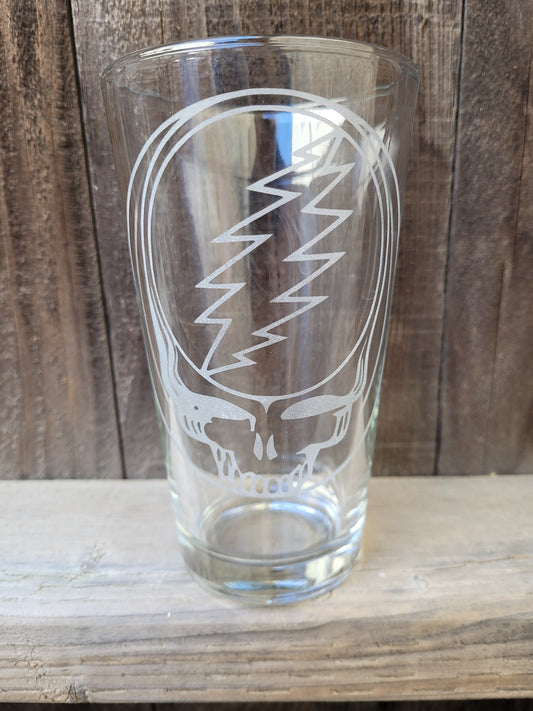 Grateful Dead Pint Glass - Made to Order