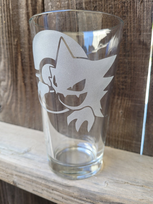 Haunter Pokeball Pint Glass - Made to Order