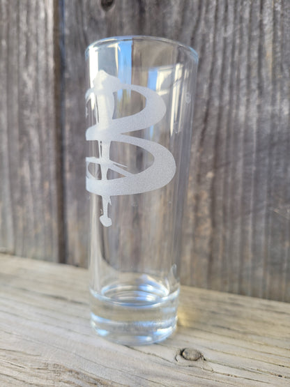 Buffy 2 oz Shot Glass - Made to Order