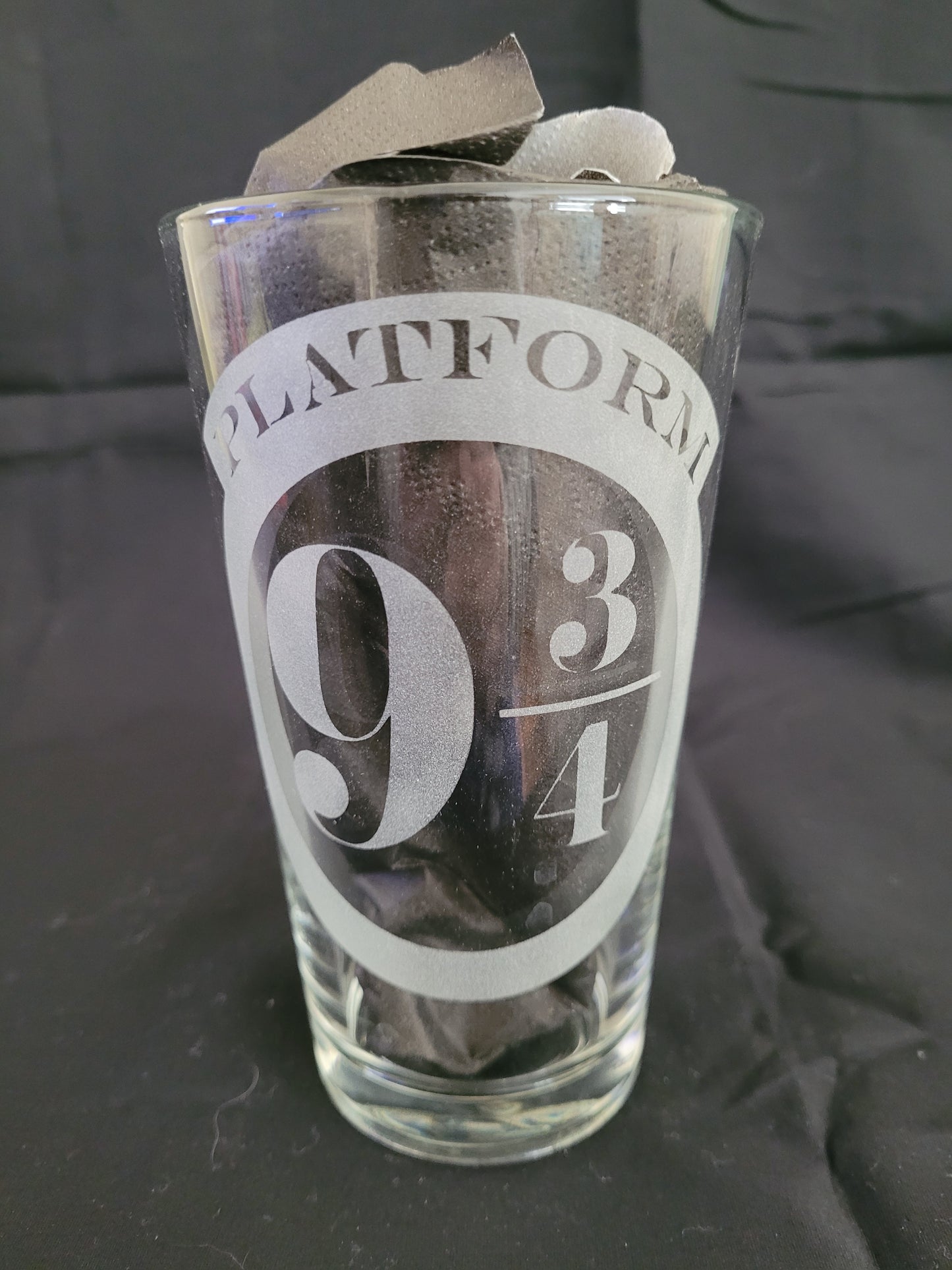 Platform 9 and 3/4 Pint Glass - Made to Order