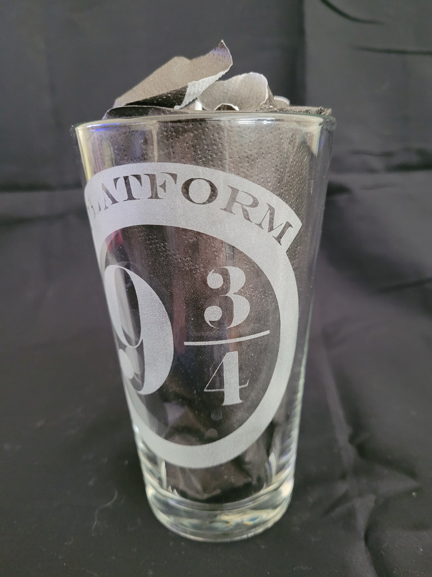 Platform 9 and 3/4 Pint Glass - Made to Order