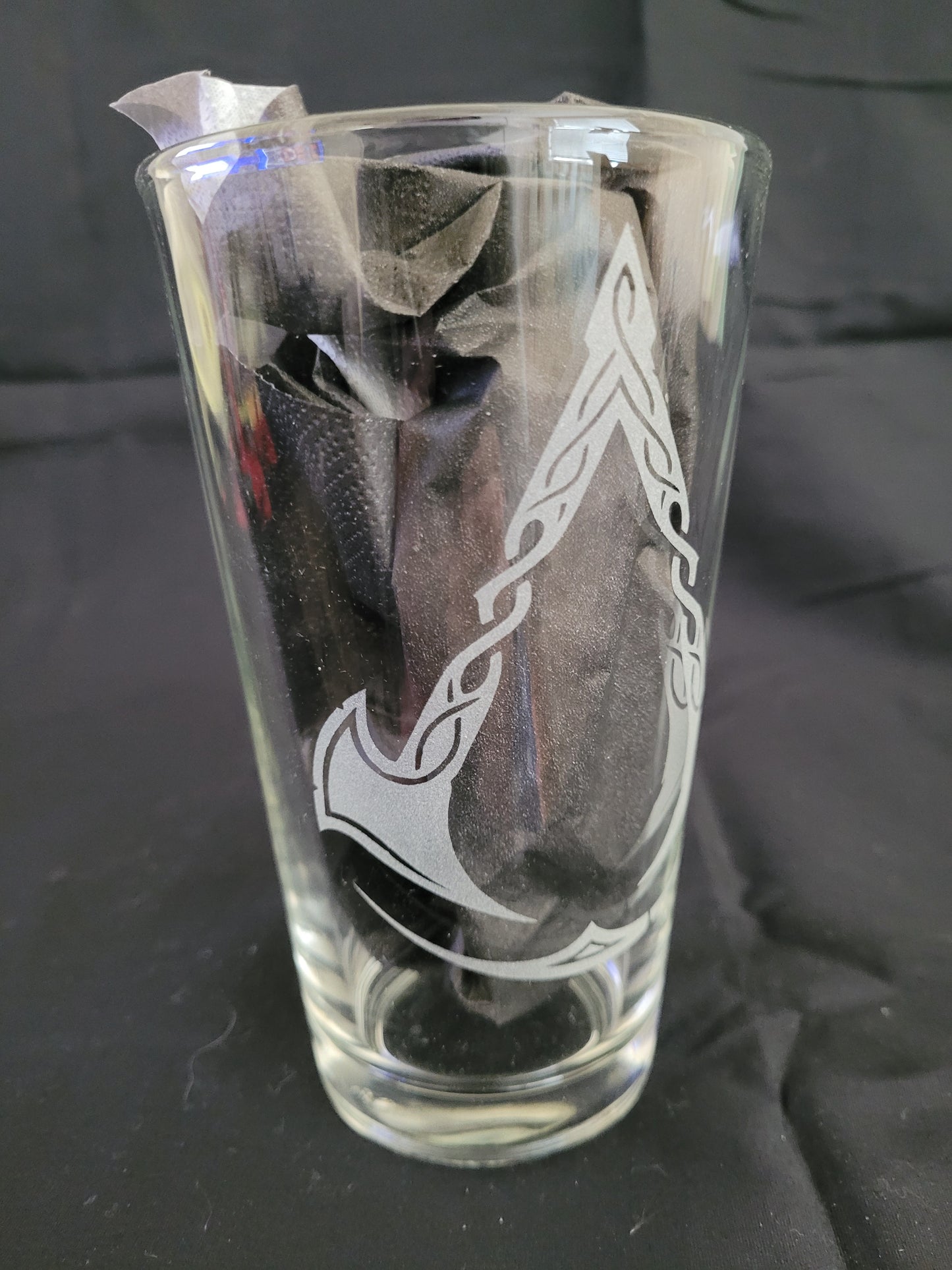 Assassin's Creed Valhalla Logo Pint Glass - Made to order