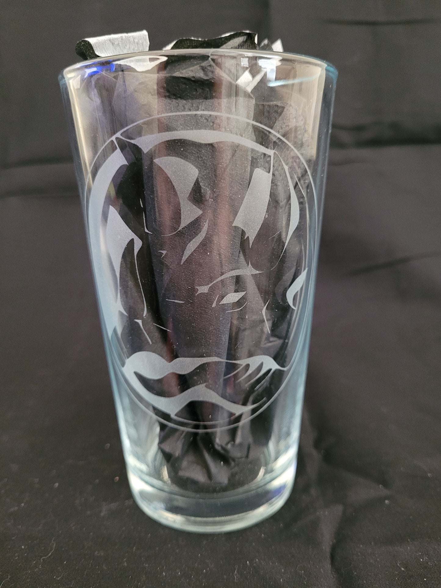 Blue Ranger Triceratops Power Coin Pint Glass - Made to Order