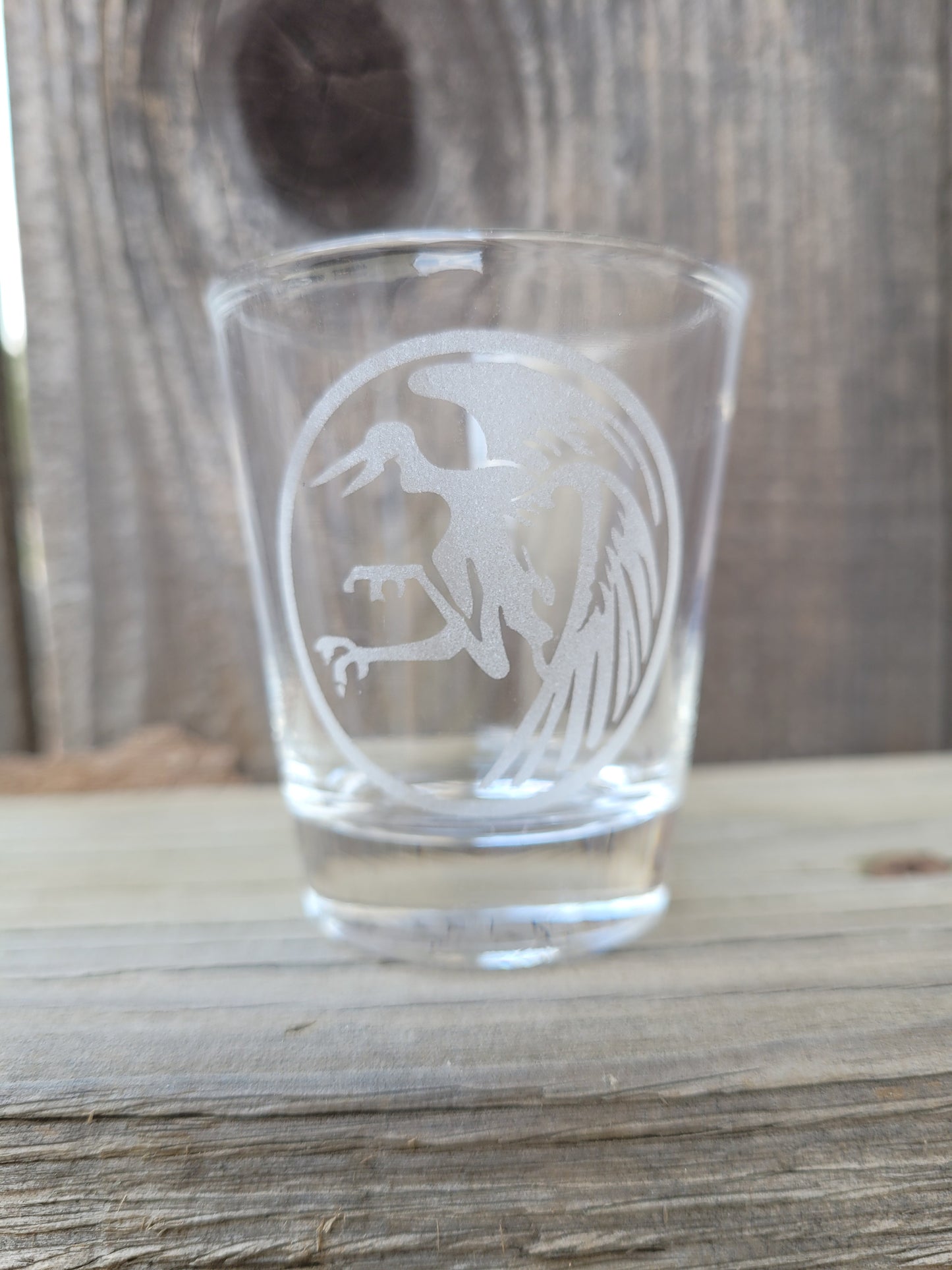 Crane power coin Shot glass - Made to Order