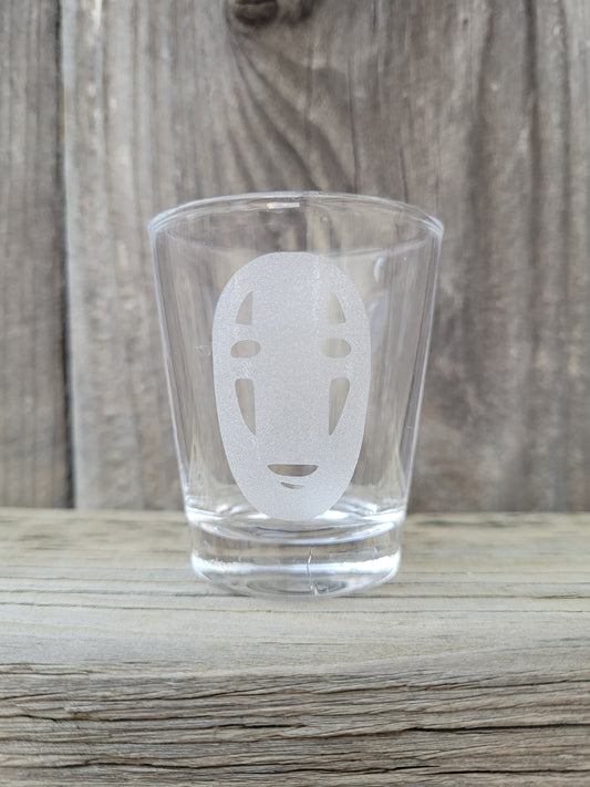No-Face 1.5 oz Shot Glass - Made to Order