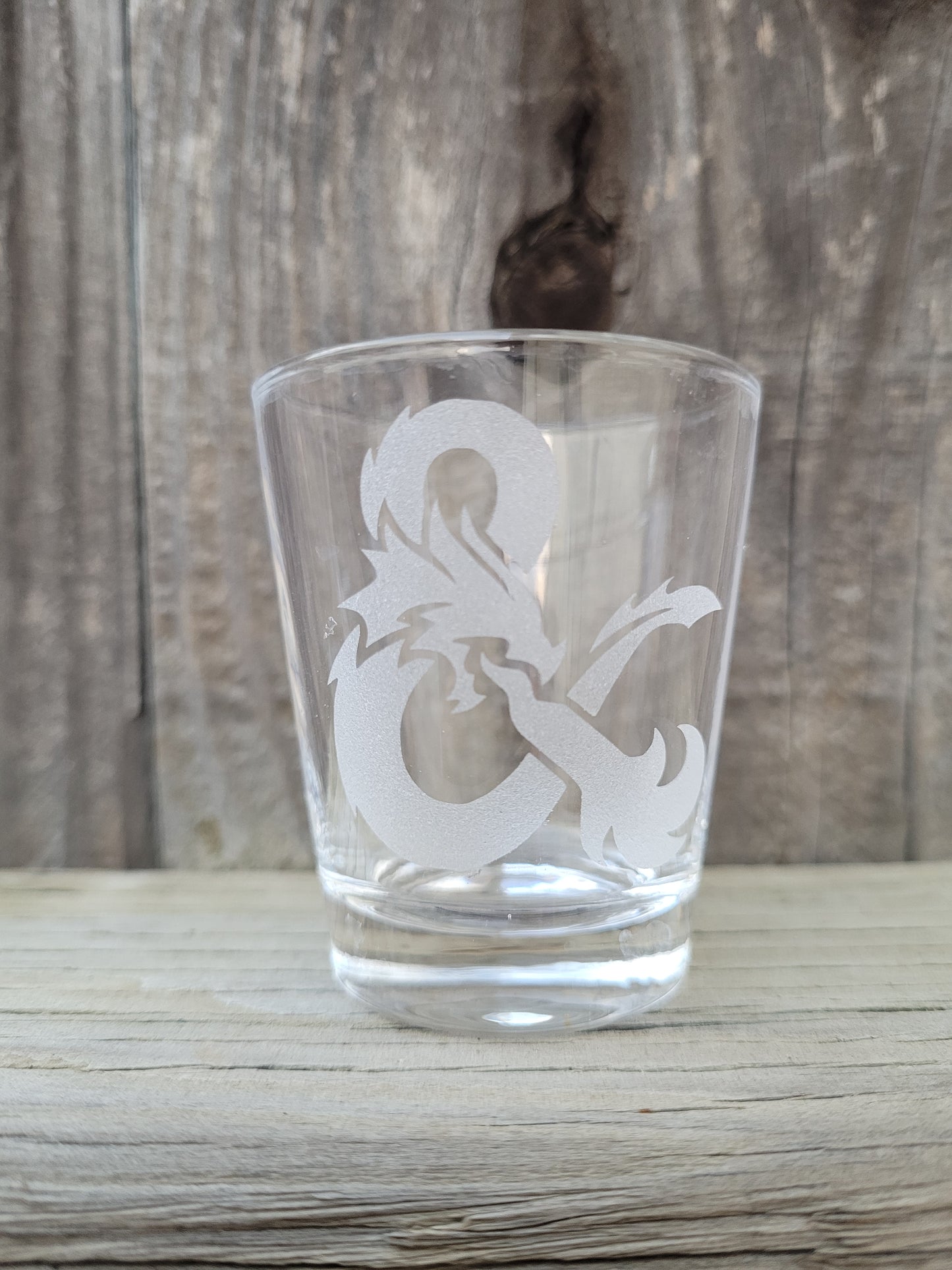 DnD Logo 1.5 oz Shot Glass - Made to Order