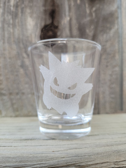 Gengar 1.5 oz Shot Glass - Made to Order